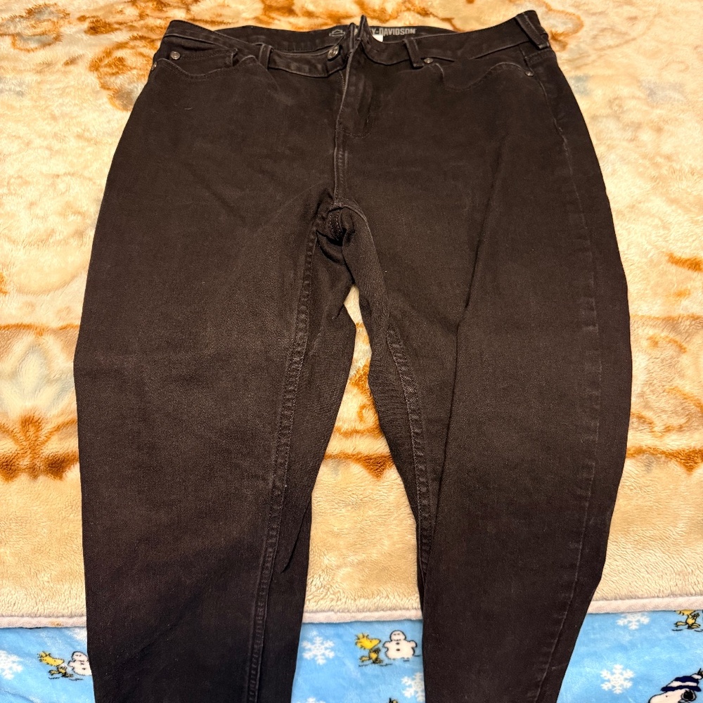 Harley Davidson Black Bootcut Jeans